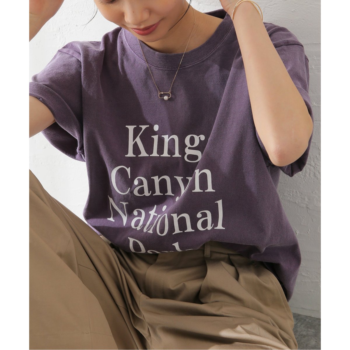 【日本製】 追加》【Kings】ロゴピグメントTシャツ ジャーナル | トップス