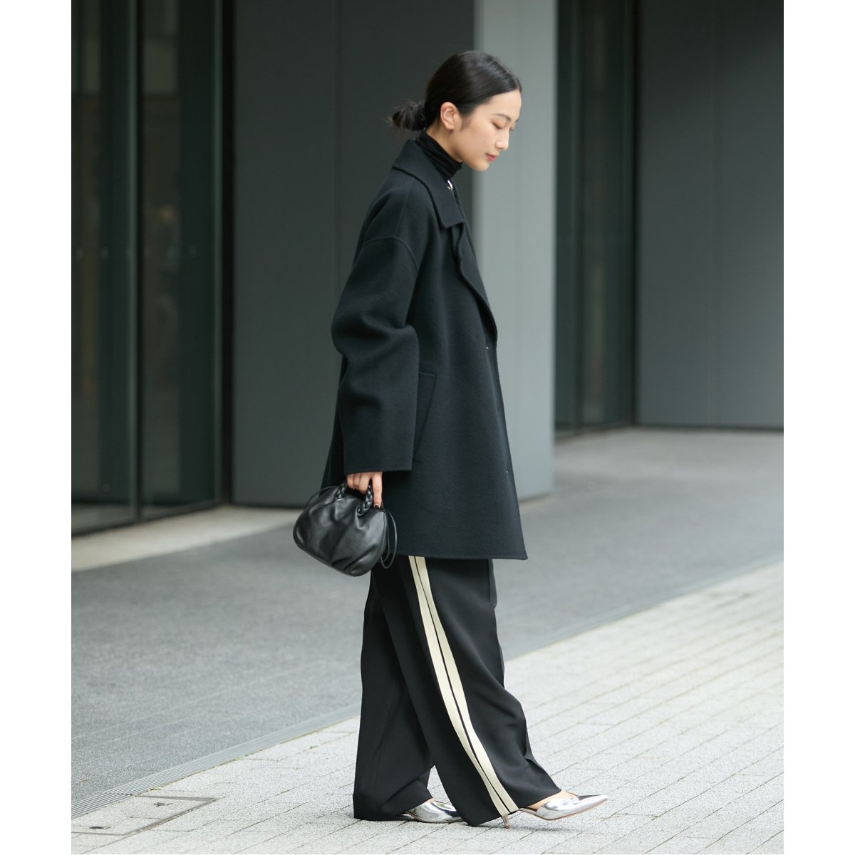 スーパー140ウール リバーショートコート | ジャーナルスタンダード