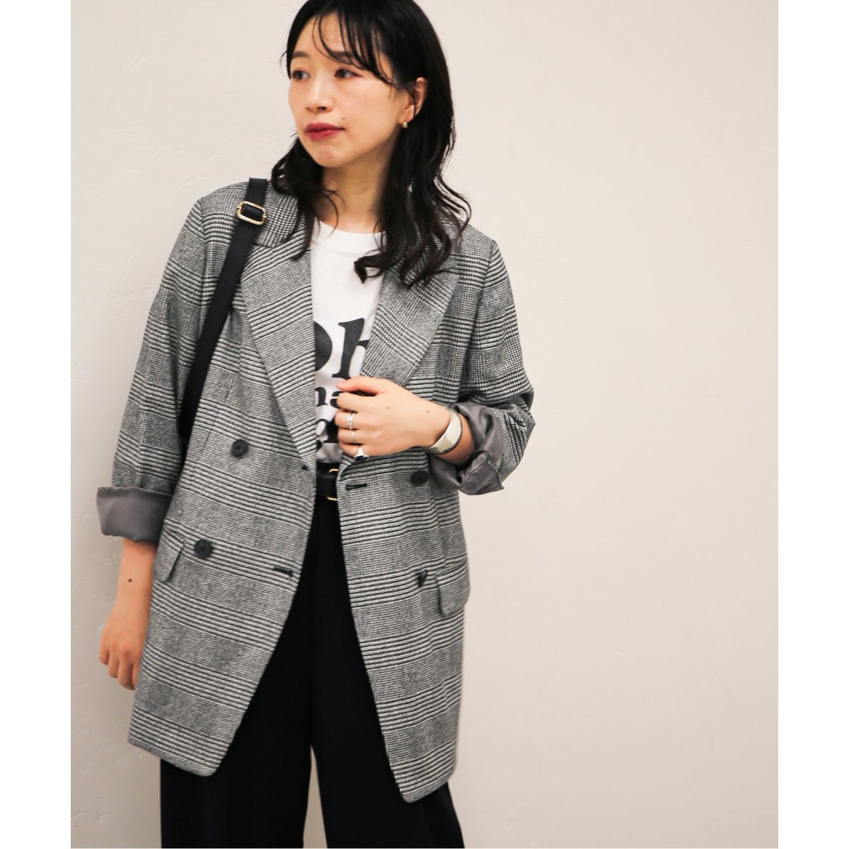 【JOURNAL STANDARD】美品 22aw ヘリンボンテーラードコート ジャーナルスタンダード AWヘリンボーンテーラードコート