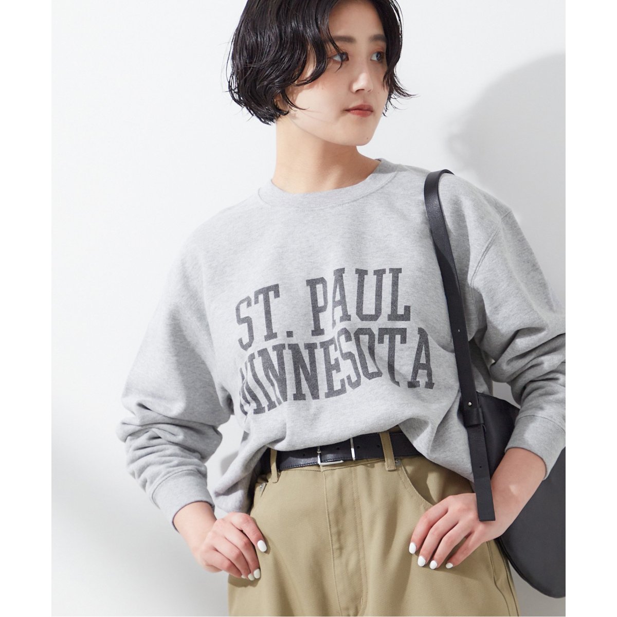 JOURNAL STANDARD L'ESSAGE ロゴピグメントスウェット ST.PAULロゴピグメントスウェットプルオーバー | ジャーナル