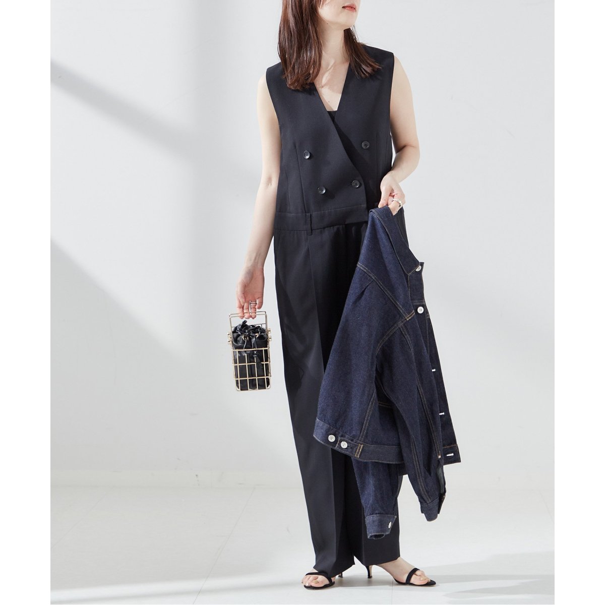 かぐれ　デニムイージーサロペット(2024aw) かぐれ｜デニムイージーサロペット | Rakuten Fashion(楽天