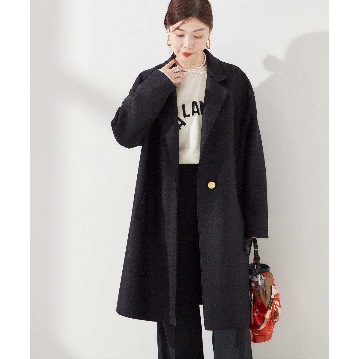 t*t様 Harris Wharf London ウールコート HARRIS WHARFL LONDON 】ウール100% ロングコート t*t様 Harris Wharf