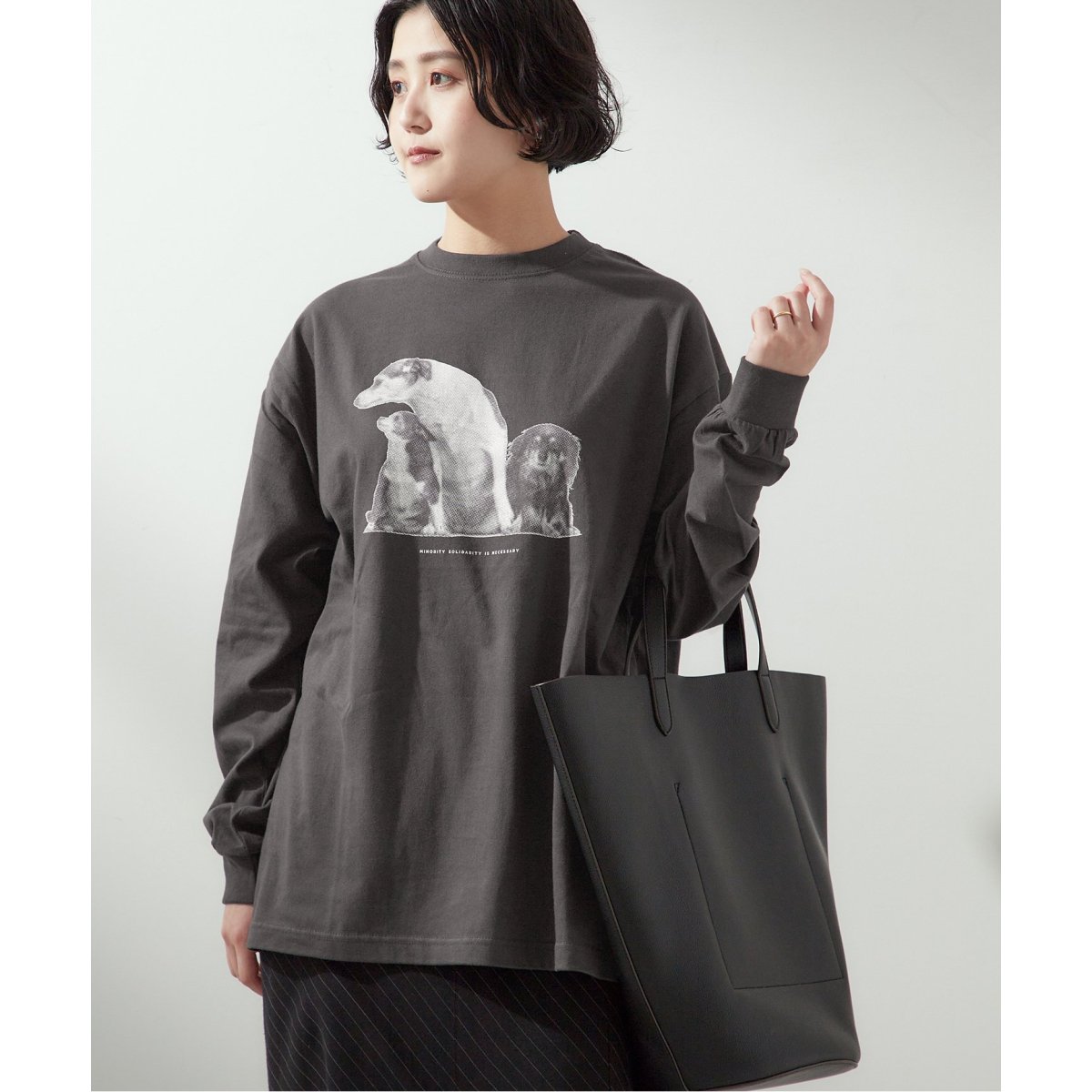 POET MEETS DUBWISE ロングtシャツ POET MEETS DUBWISE M.S.I.N ロングスリーブTシャツ | ジャーナル