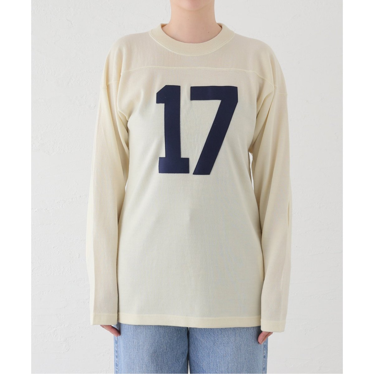 INSCRIRE /アンスクリア】Football Tee：カットソー