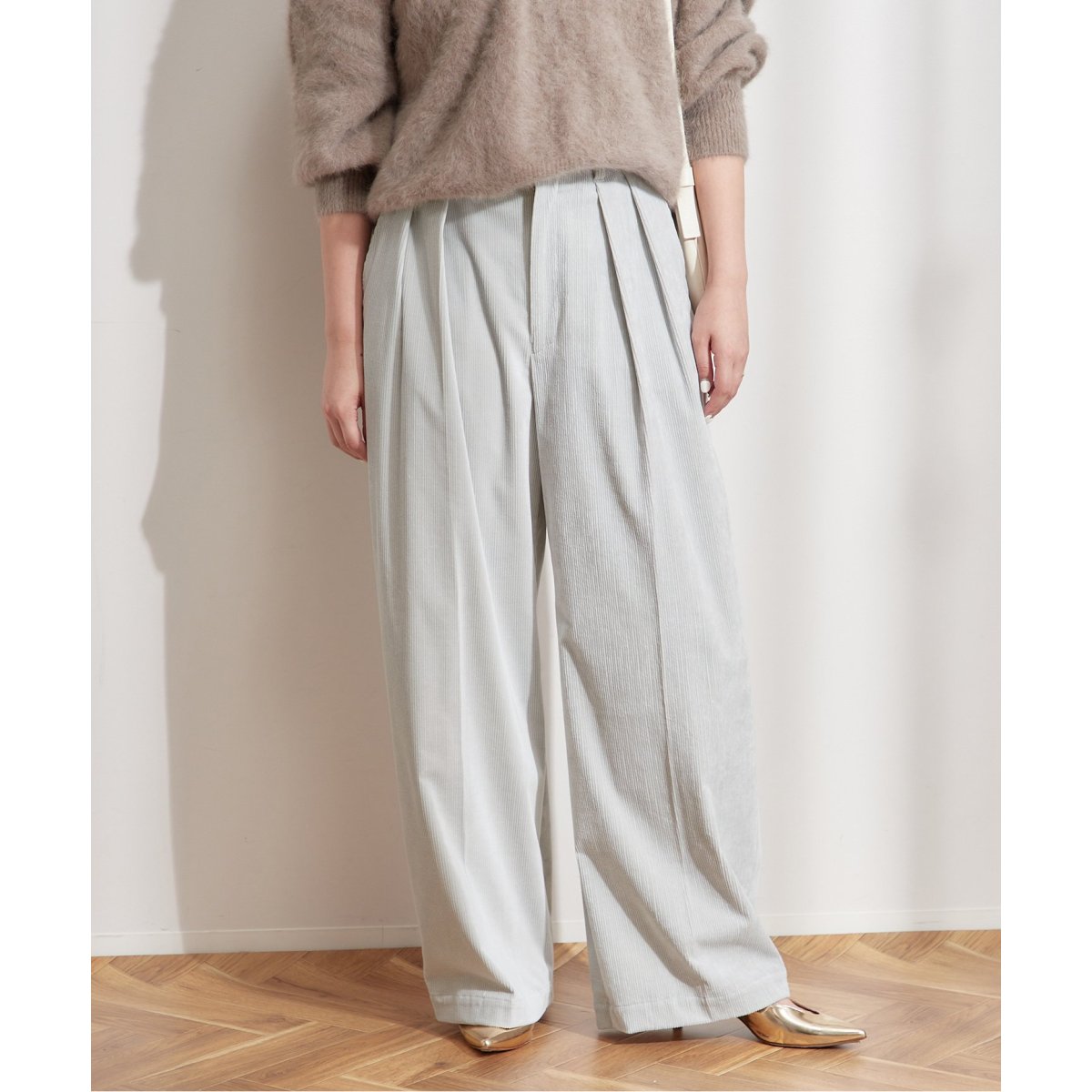レサージュ　コーデュロイ2タックパンツ journal standard L'essage（ジャーナルスタンダードレサージュ
