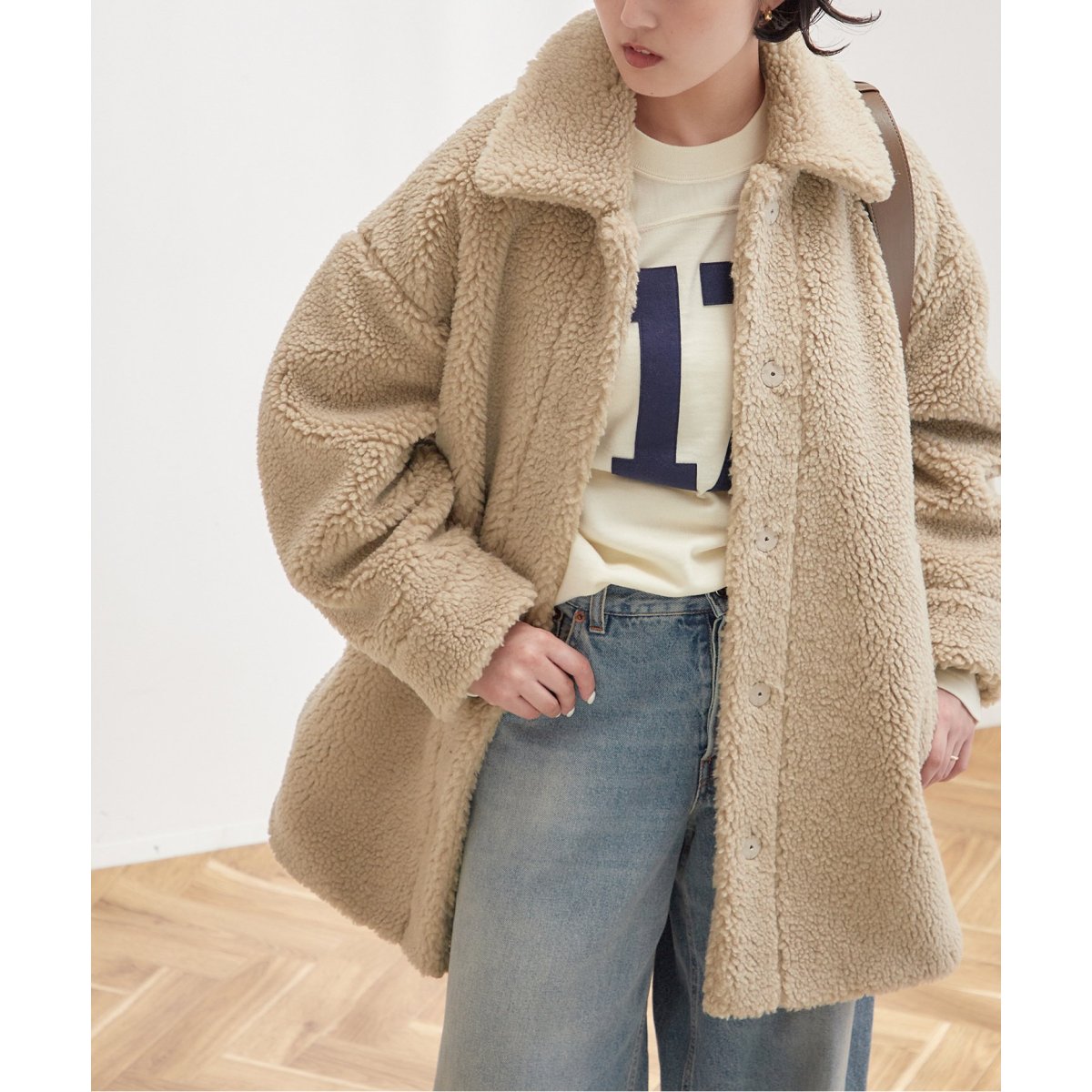 定価12万 crinkle crinkle crinkle テディファーコート 【公式通販】