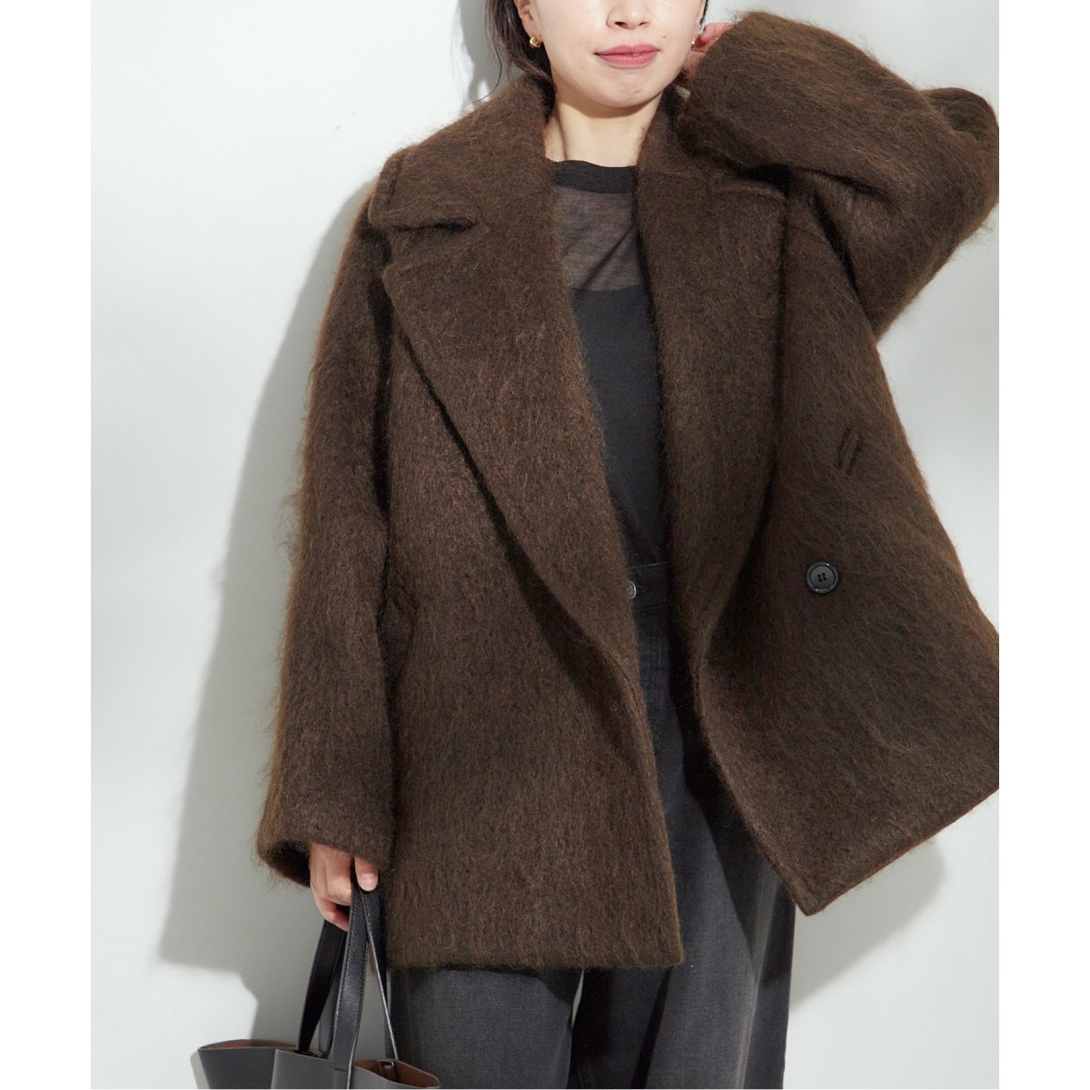 モヘヤMIXシャギーダブルコート | ジャーナルスタンダード レサージュ