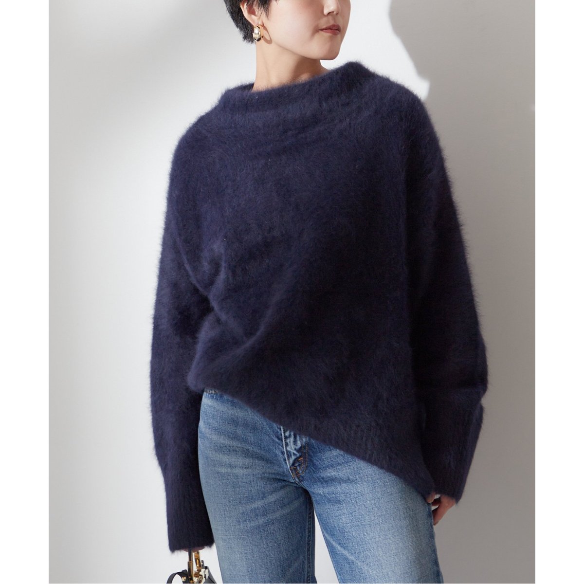 □FOX CASHMERE オフプルオーバー | ジャーナルスタンダード