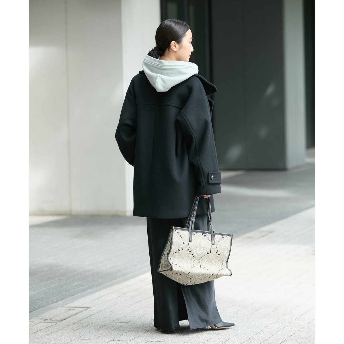 タグ付新品✨️レサージュ　スーパー140スタンドショートコート 　38 チェック/スーパー140スタンドショートコート | ジャーナル