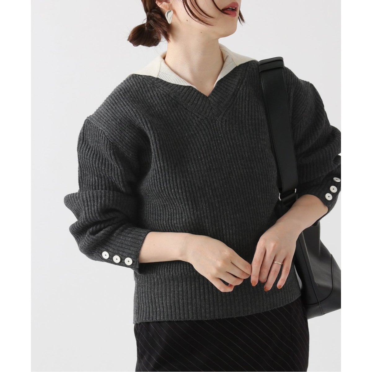 JANE SMITH/ジェーンスミス】7G RIDGE KNITTING LAYERED PUL： | ジャーナルスタンダード  レサージュ(journal standard L'essage) | マルイウェブチャネル