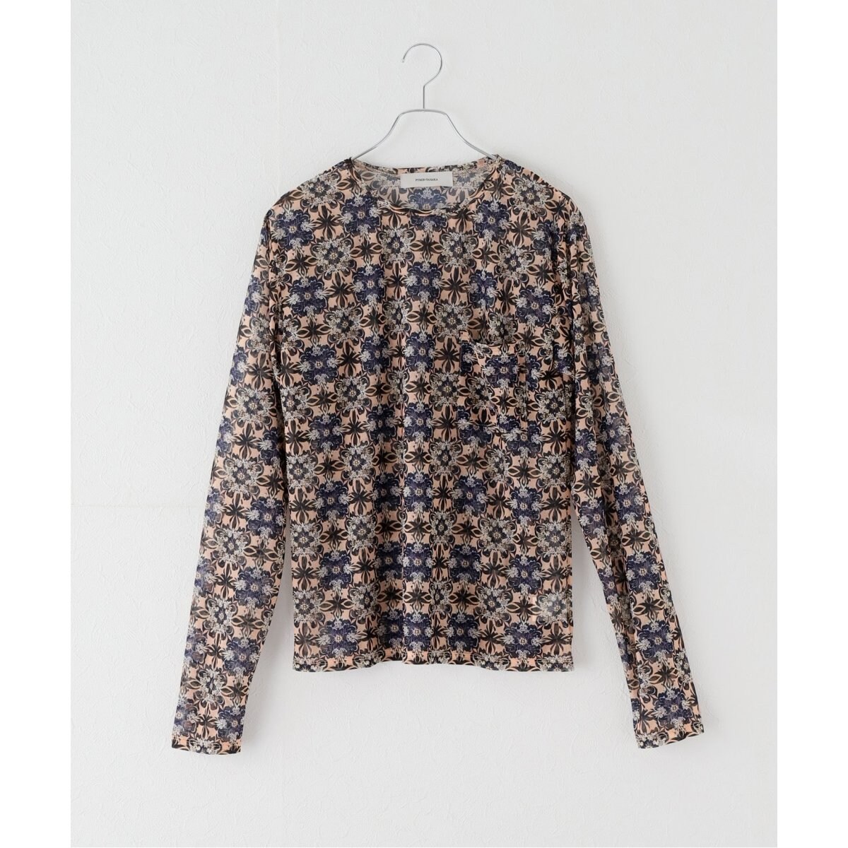 カットソー(長袖/七分) FUMIE TANAKA print through long FUMIE TANAKA/フミエタナカ】sheer print longT シアープリント ロング