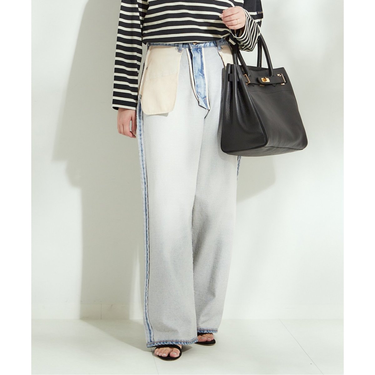 追加2》【INSCRIRE /アンスクリア】Loose Fit Inside Out Denim