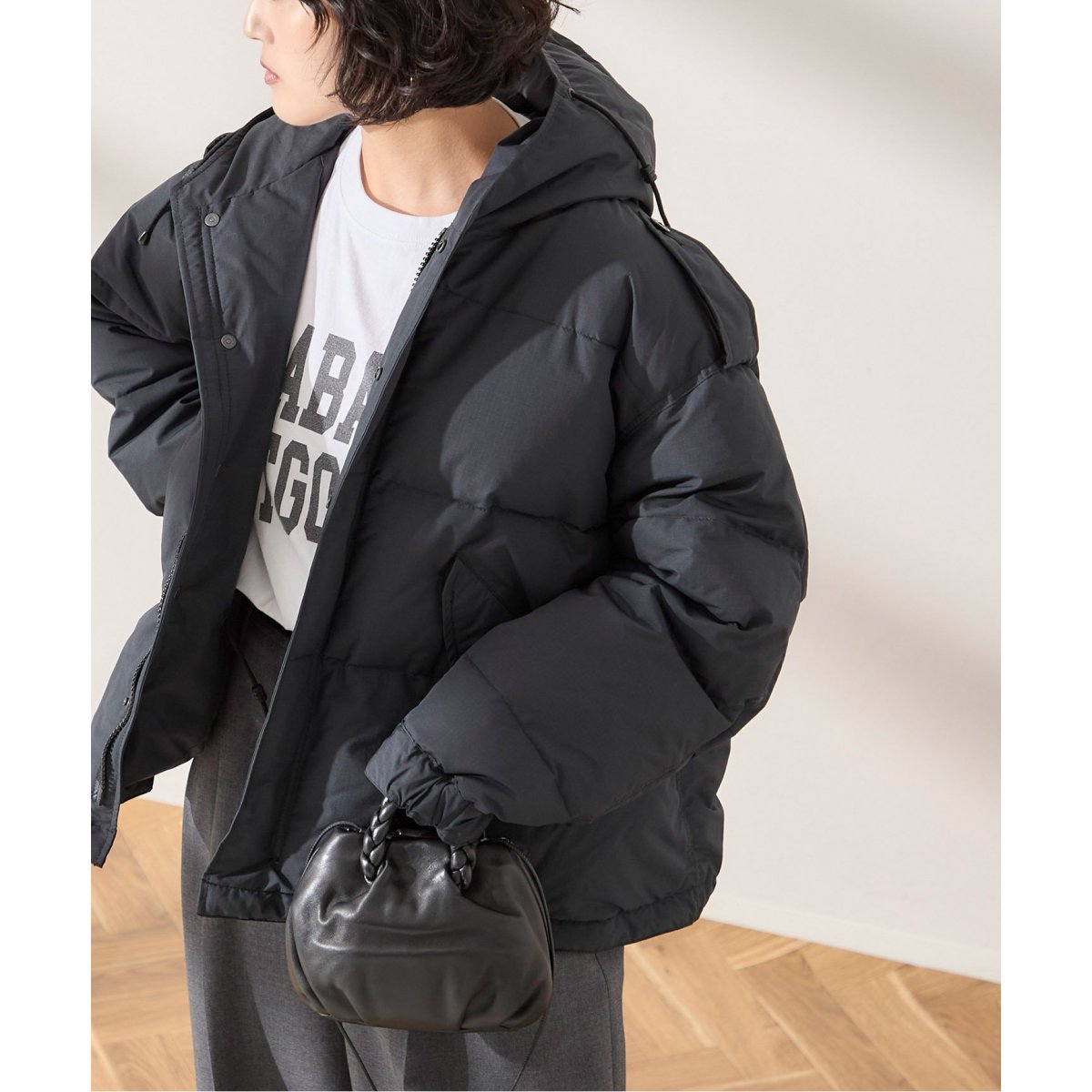 STAMMBAUM - STAMMBAUM LESSAGE別注 ショートダウンコート STAMMBAUM ダウン ダウンジャケット 「STAMMBAUM」*LESSAGE