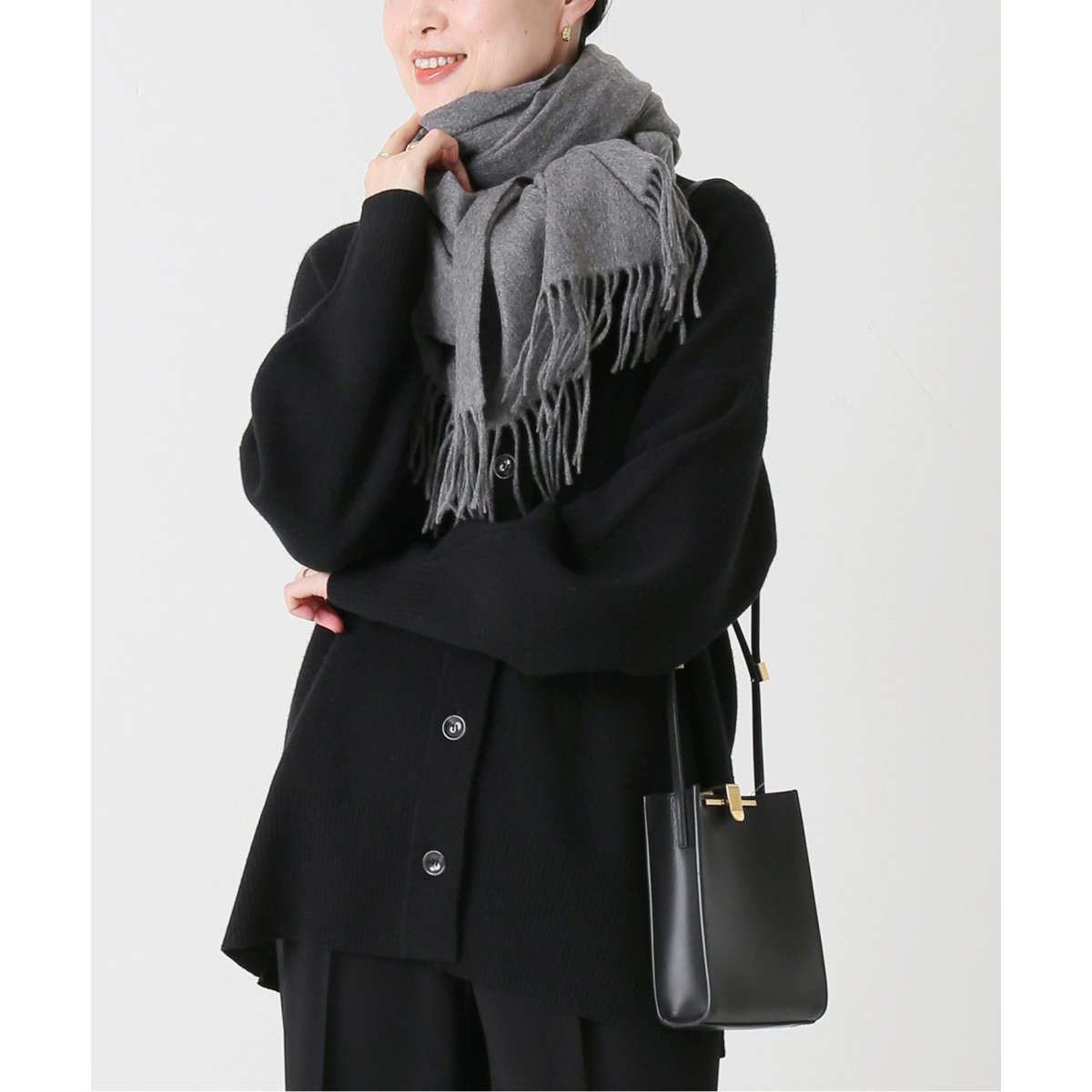 JOHNSTONS OF ELGIN】cashmere solid stole：ストール | ジャーナル