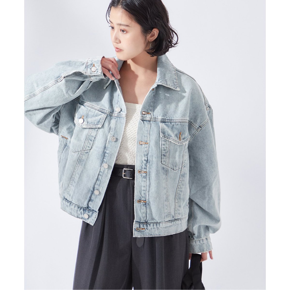 【関税込み】AGOLDE ブルー Dalton Balloon デニムジャケット AGOLDE】DALTON BALLOON JACKET IN SOUL:デニムジャケット