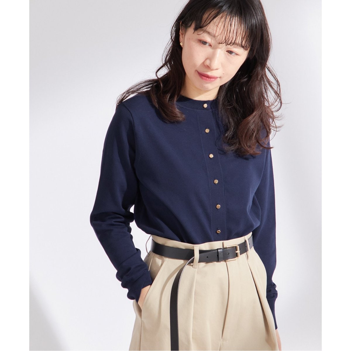 JOURNAL STANDARD L'ESSAGE｜クリアコットンクルーネック