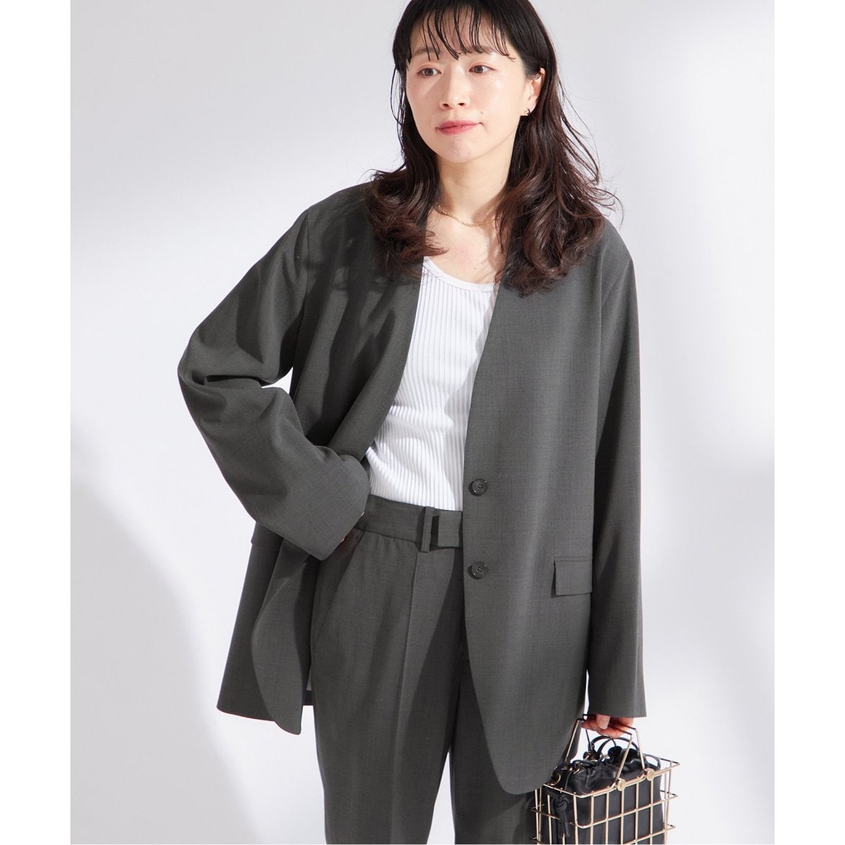 GIOLICA LAMEツイードWIDEジャケット | ジャーナルスタンダード