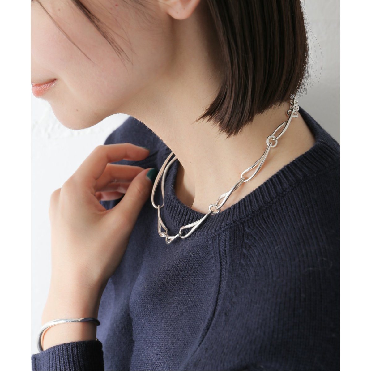 Sapir Bachar　〈TWO MOONS ネックレス〉サピアバーシャル SAPIR BACHAR/サピア バシャール】LUNA NECKLACE：ネックレス