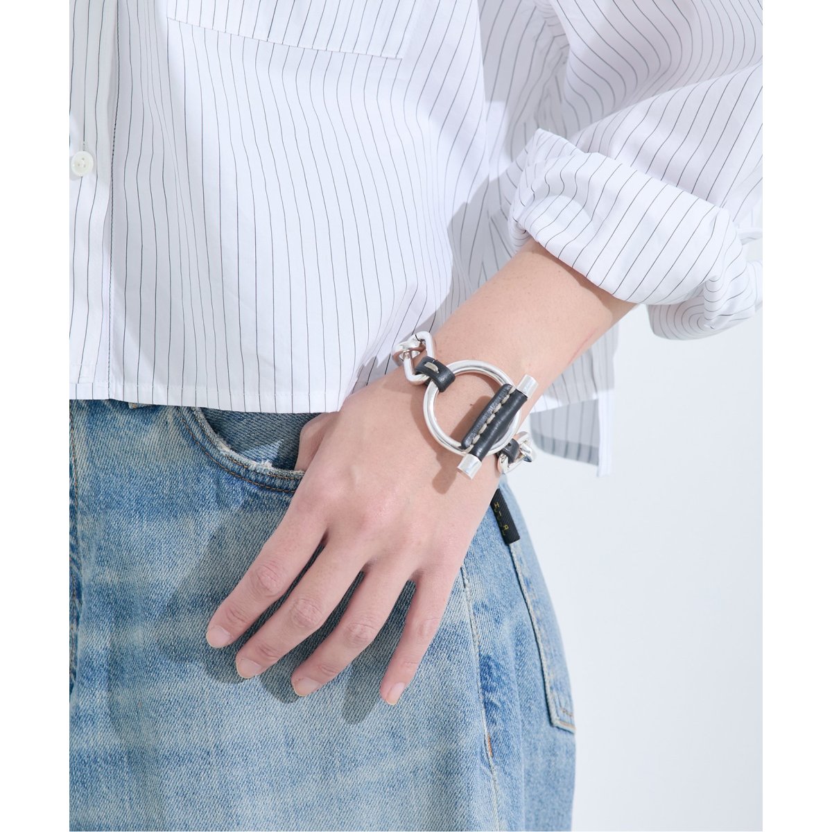 AGMES/アグメス】CLIFF CUFF STERLING SILVER：バングル