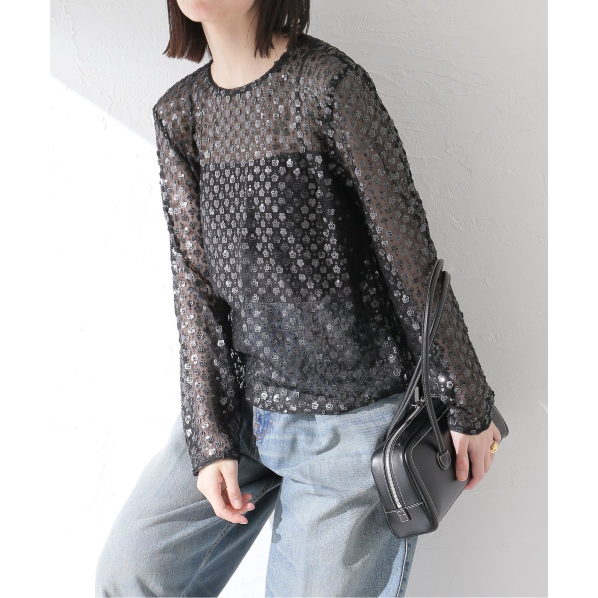 ドットジャガードボウタイブラウス | ジャーナルスタンダード