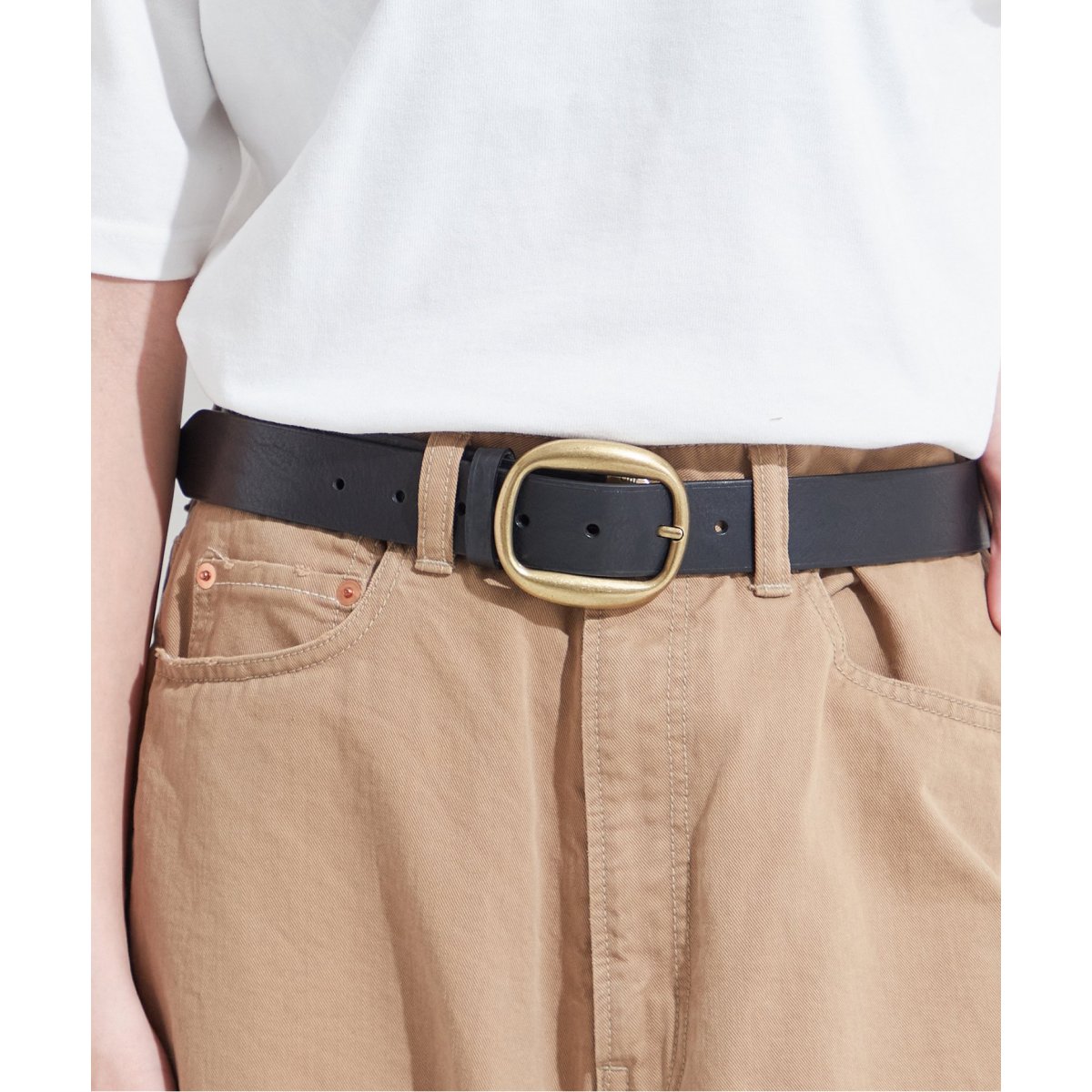 MAISON BOINET/メゾンボワネ】35MM CASUAL BELT IN CALF：ベルト