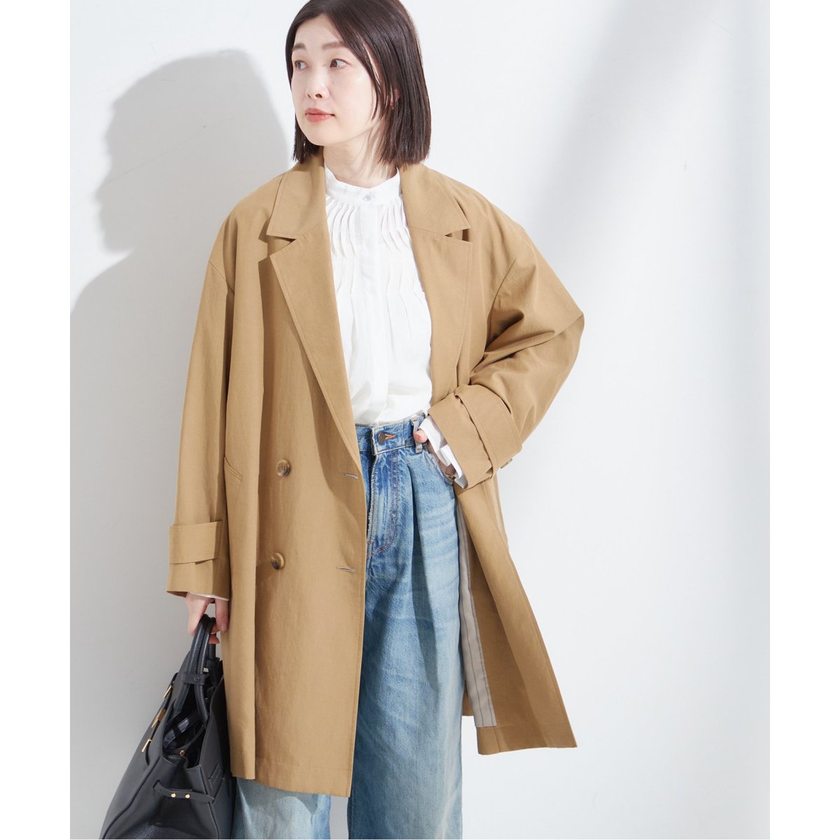 【2023SS】L'ESSAGE VISリネンドルマンジャケット 紺 journal standard L'essage（ジャーナルスタンダードレサージュ