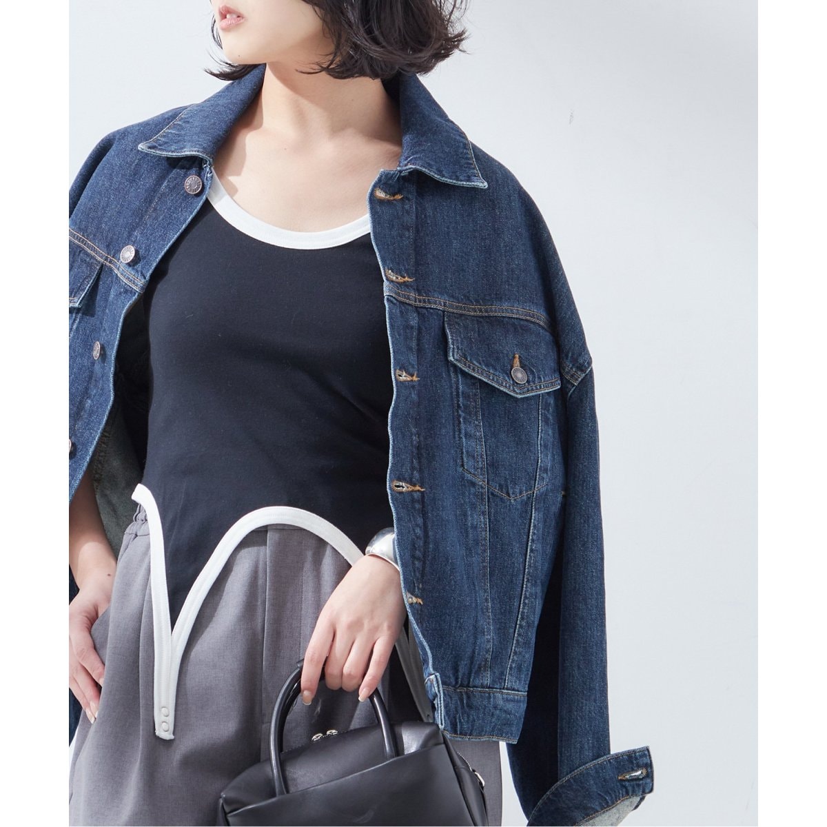 JOURNAL STANDARD - JOURNAL STANDARD L&#39;ESSAGE カップ付アメスリテレコタンク JOURNAL STANDARD - JOURNAL STANDARD L'ESSAGE カップ付アメ