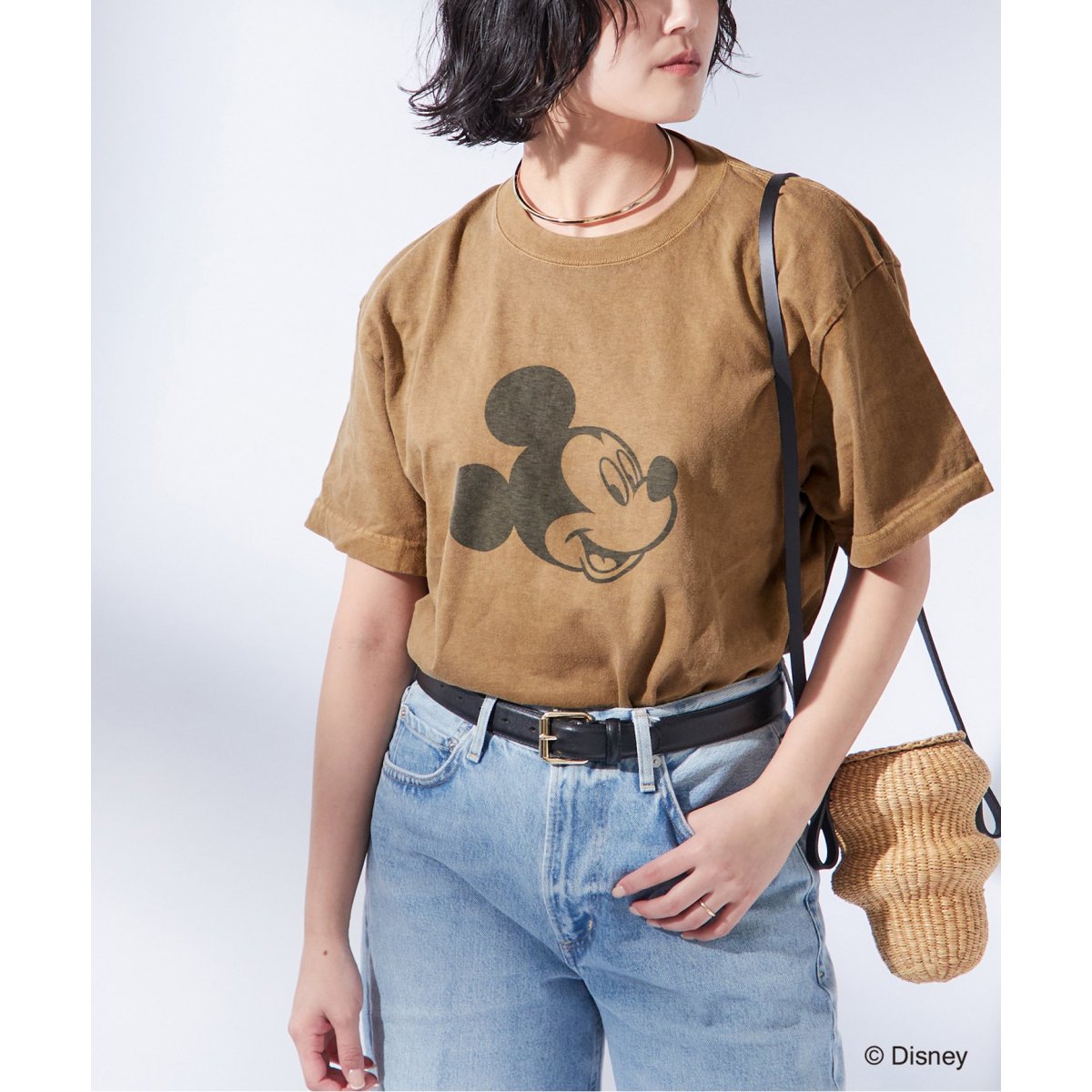 特別オファー 追加》【MICKEY】ピグメントTシャツ | ジャーナルスタンダード トップス