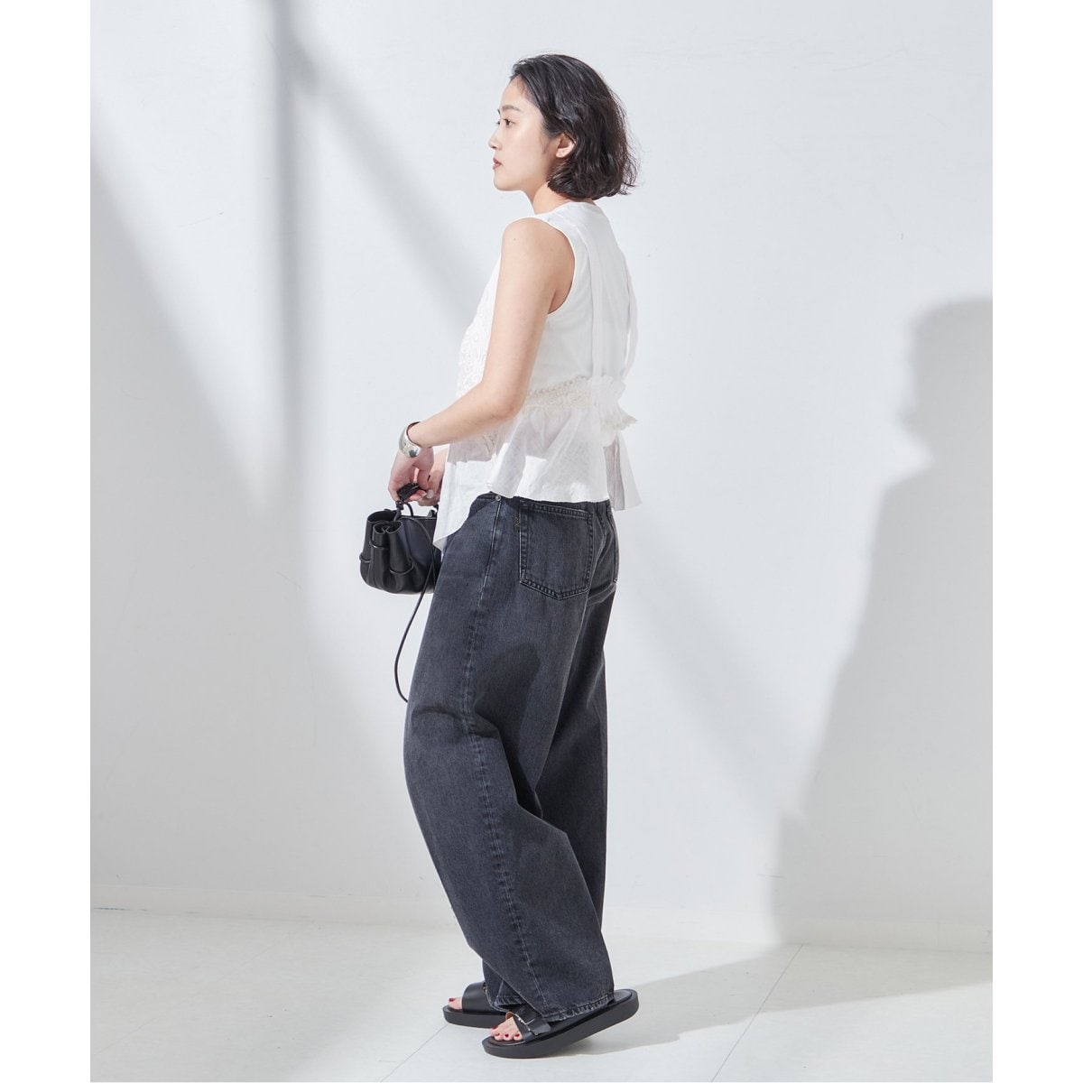 □【MAURIZIO MYKONOS/マウリツィオ ミコノス】TOPS：ブラウス