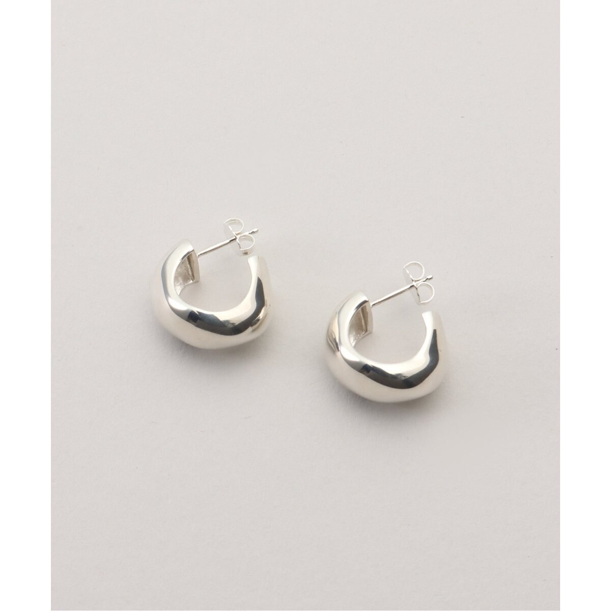 AGMES/アグメス】SMALL CELA HOOPS STERLING SILVER：ピアス（両 