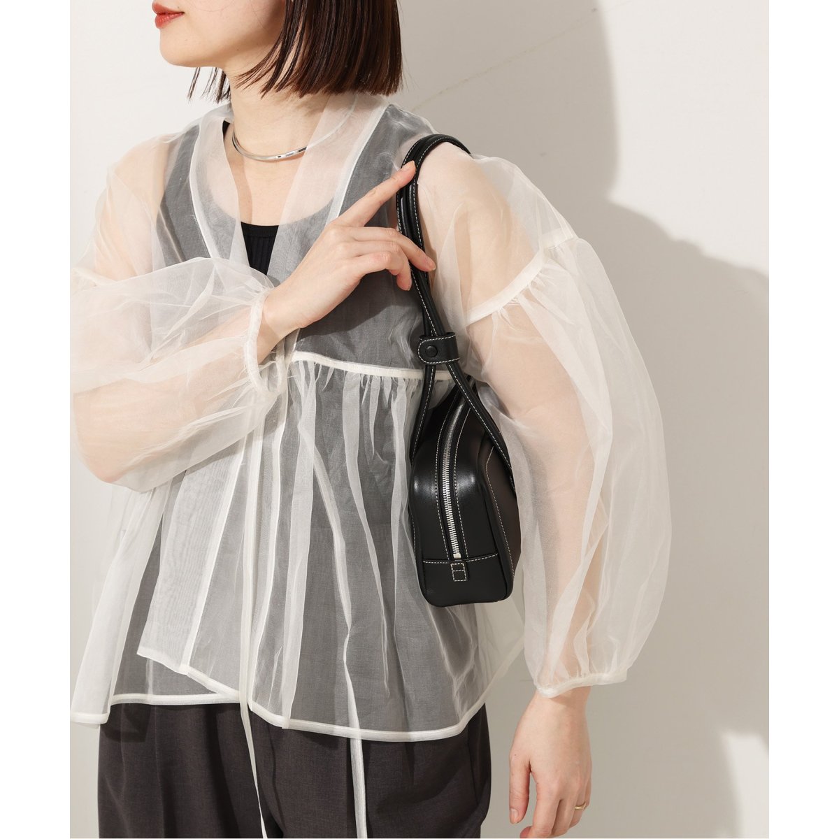 マウリツィオ ミコノス　ブラウス MAURIZIO MYKONOS/マウリツィオ ミコノス】TOPS：ブラウス