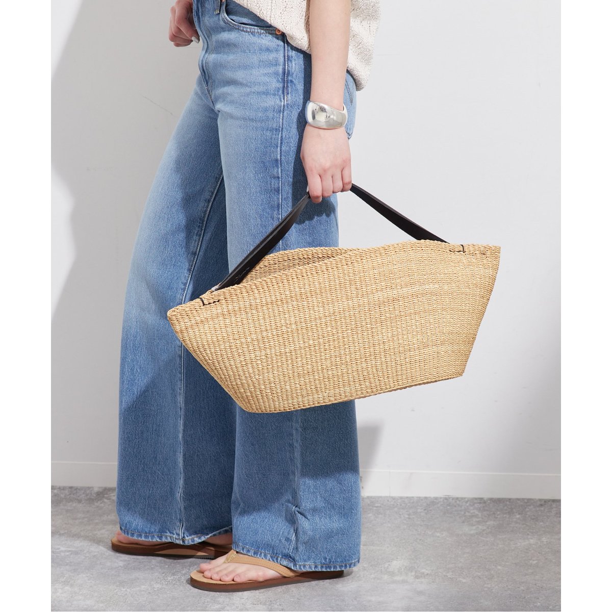 【気分が上がる】Ines Bressandイネスブレッサンド バケツバッグ □【INES BRESSAND/イネス ブレッサンド】GOUSSE：トートバッグ
