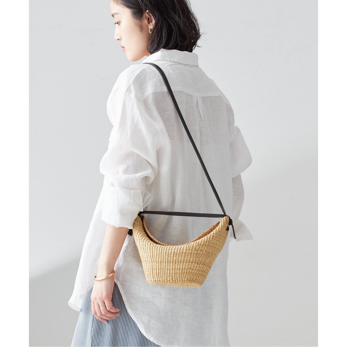 TOMORROWLAND｜INES BRESSAND MINI CROISSANT M ショルダー