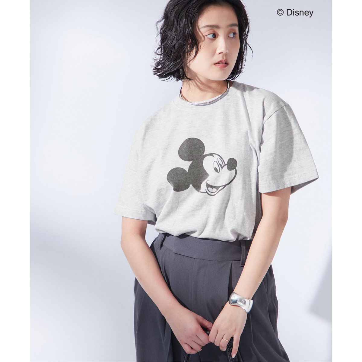 【70％OFF】 一部店舗/WEB限定】MICKEY/ピグメントTシャツ | ジャーナル トップス
