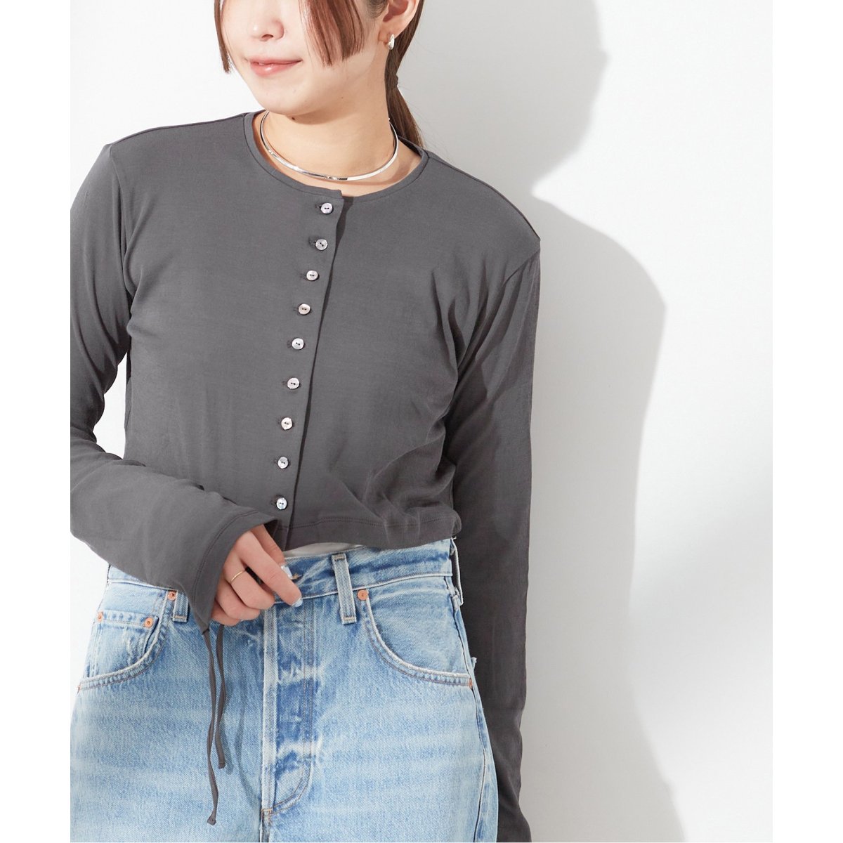 journal standard L'essage ピンク　モヘア混コート コート アウター レディース おしゃれ ミセス シニア