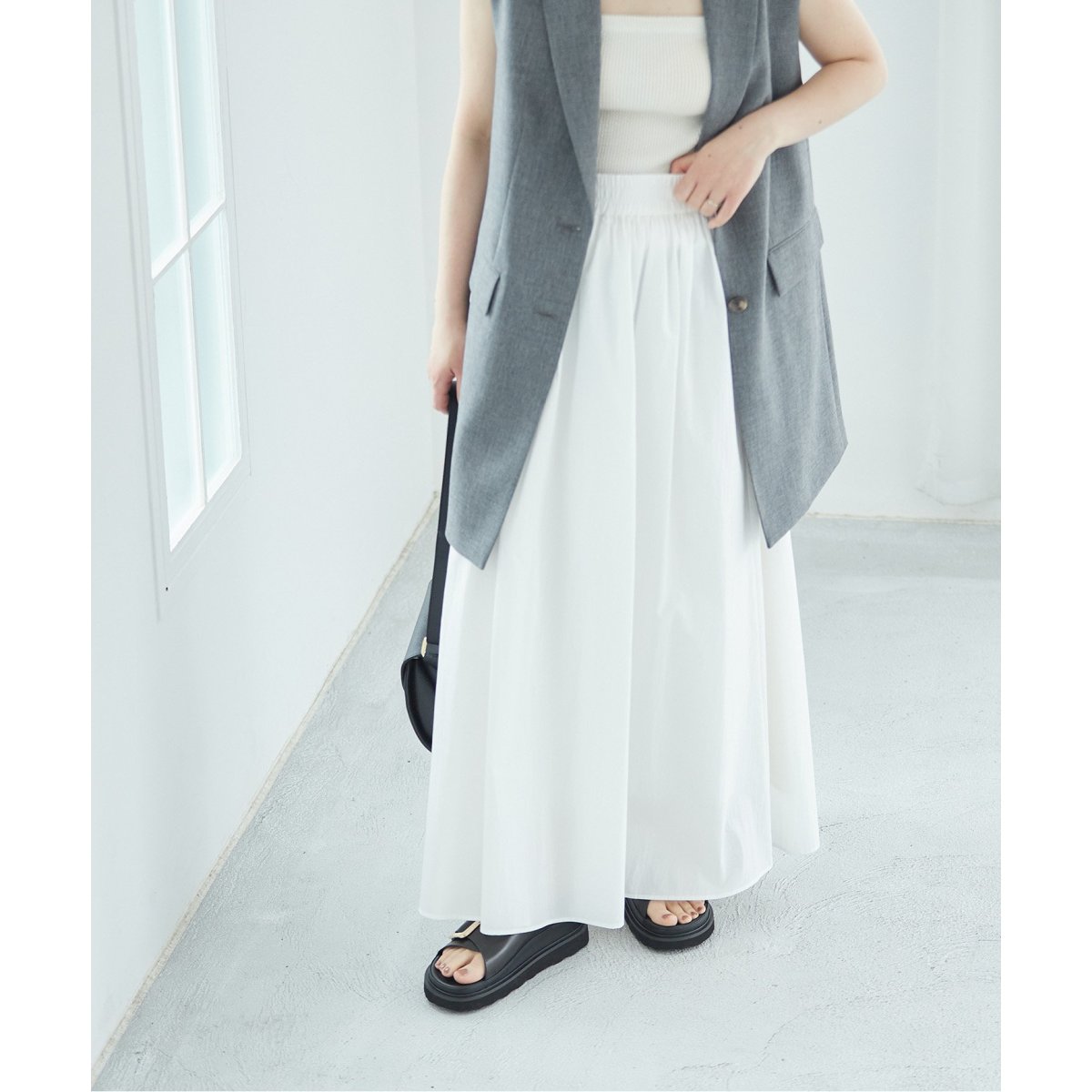 FUMIE TANAKA(フミエタナカ)】random tiered SK：スカート