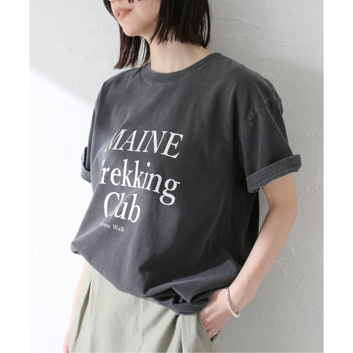 新品 ジャーナルスタンダードレリューム 別注 スノーピーク Tシャツワンピース 追加2》別注【Snow Peak/スノーピーク】Tシャツワンピース