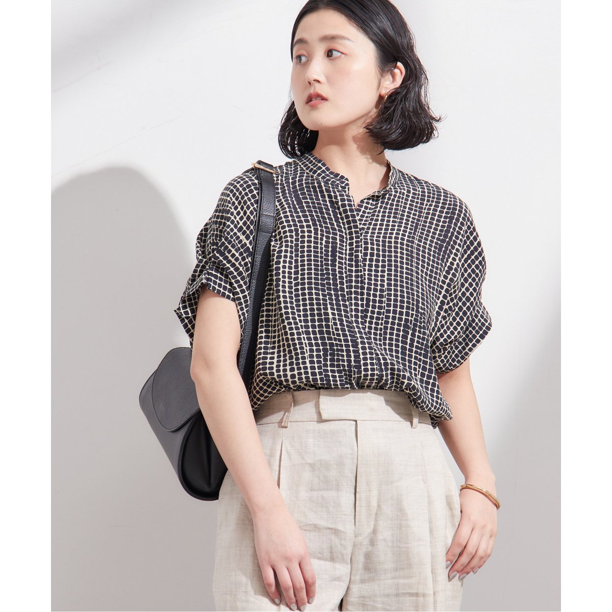 専用！JOURNAL STANDARD L'ESSAGE ラメモノトーンシャツ 新品JOURNAL STANDARD L'ESSAGE ラメ・モノトーンシャツ