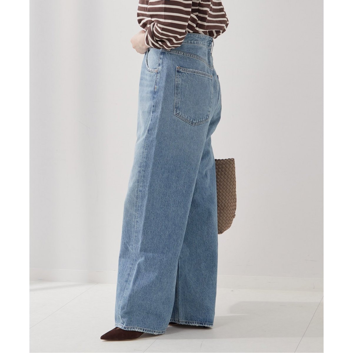 AGOLDE / エーゴールドイー】VANA FOLD JEAN IN MANTRA:デニム AGOLDE / エーゴールドイー】VANA FOLD JEAN IN MANTRA:デニム