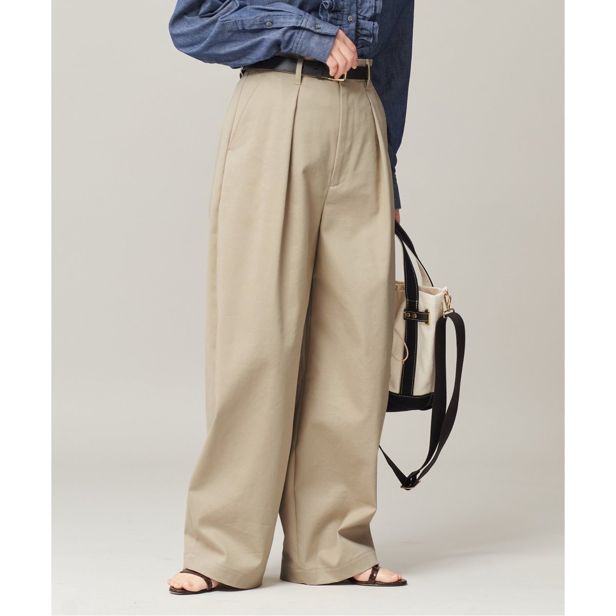 JOURNAL STANDARD L'ESSAGE CP タックチノパンツ □CP タックチノパンツ | ジャーナルスタンダード レサージュ