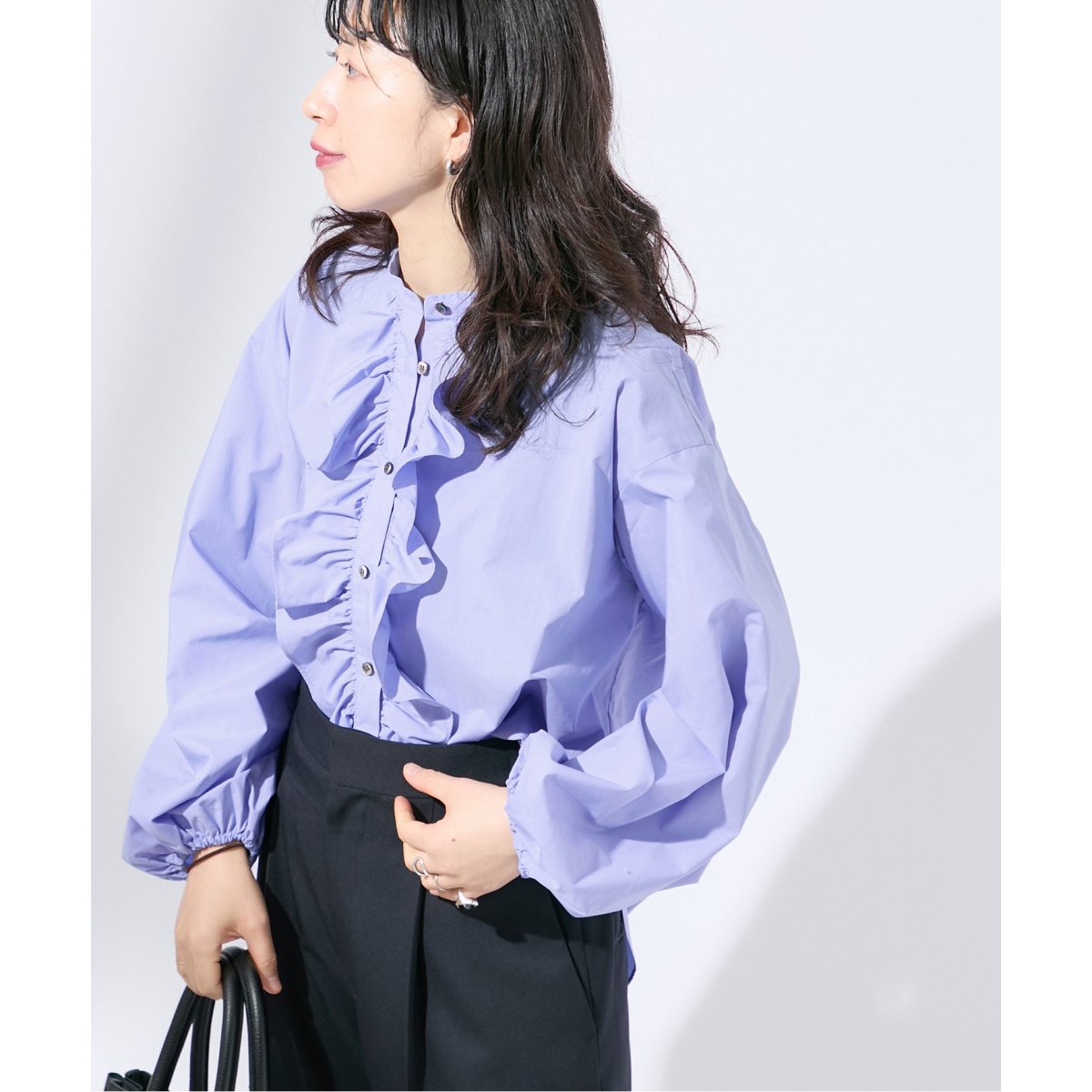 新品✨　イエナ　楊柳フリルピンタックブラウス イエナ IENA 楊柳フリルピンタックブラウス - メルカリ