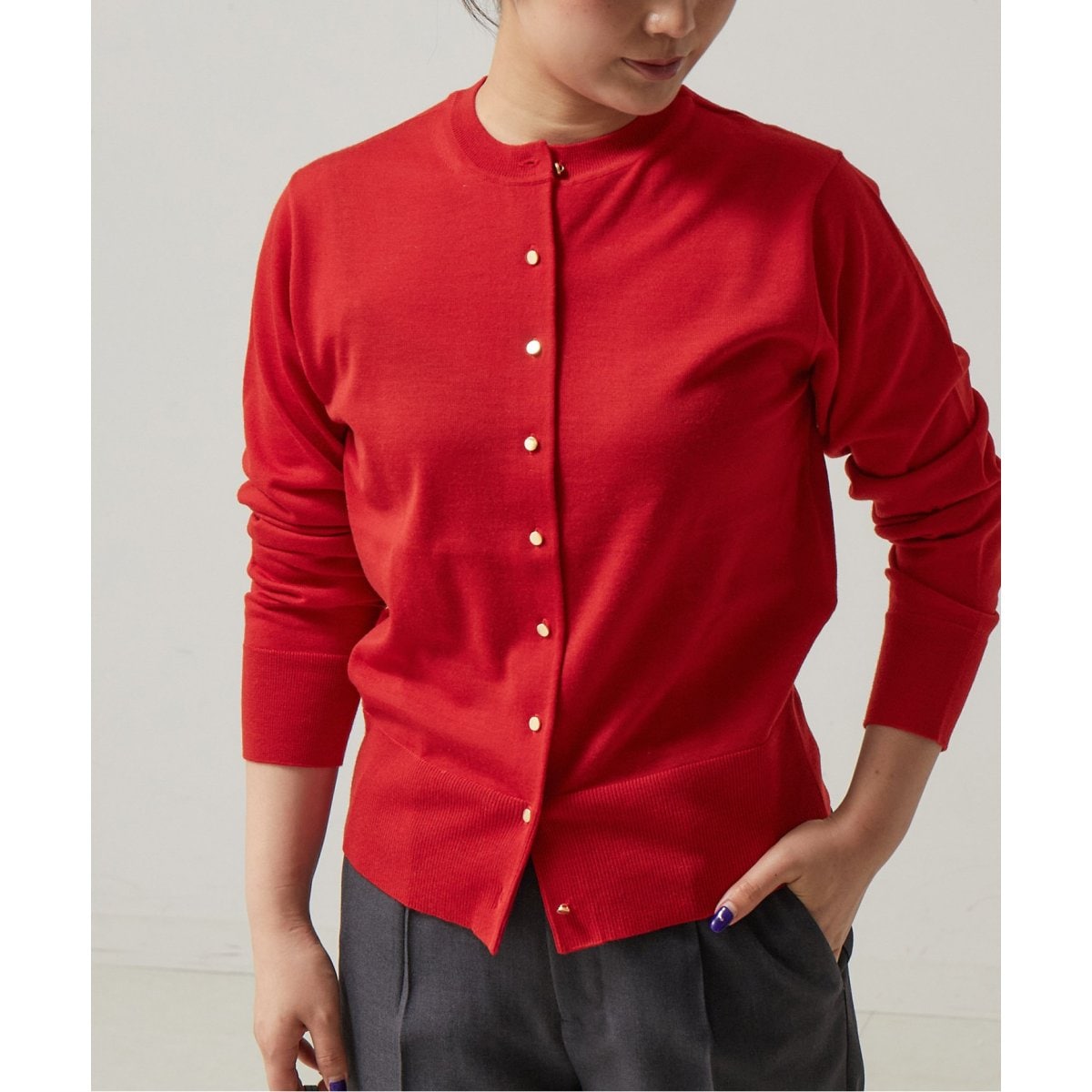 FOX CASHMERE Vネックカーディガン | ジャーナルスタンダード
