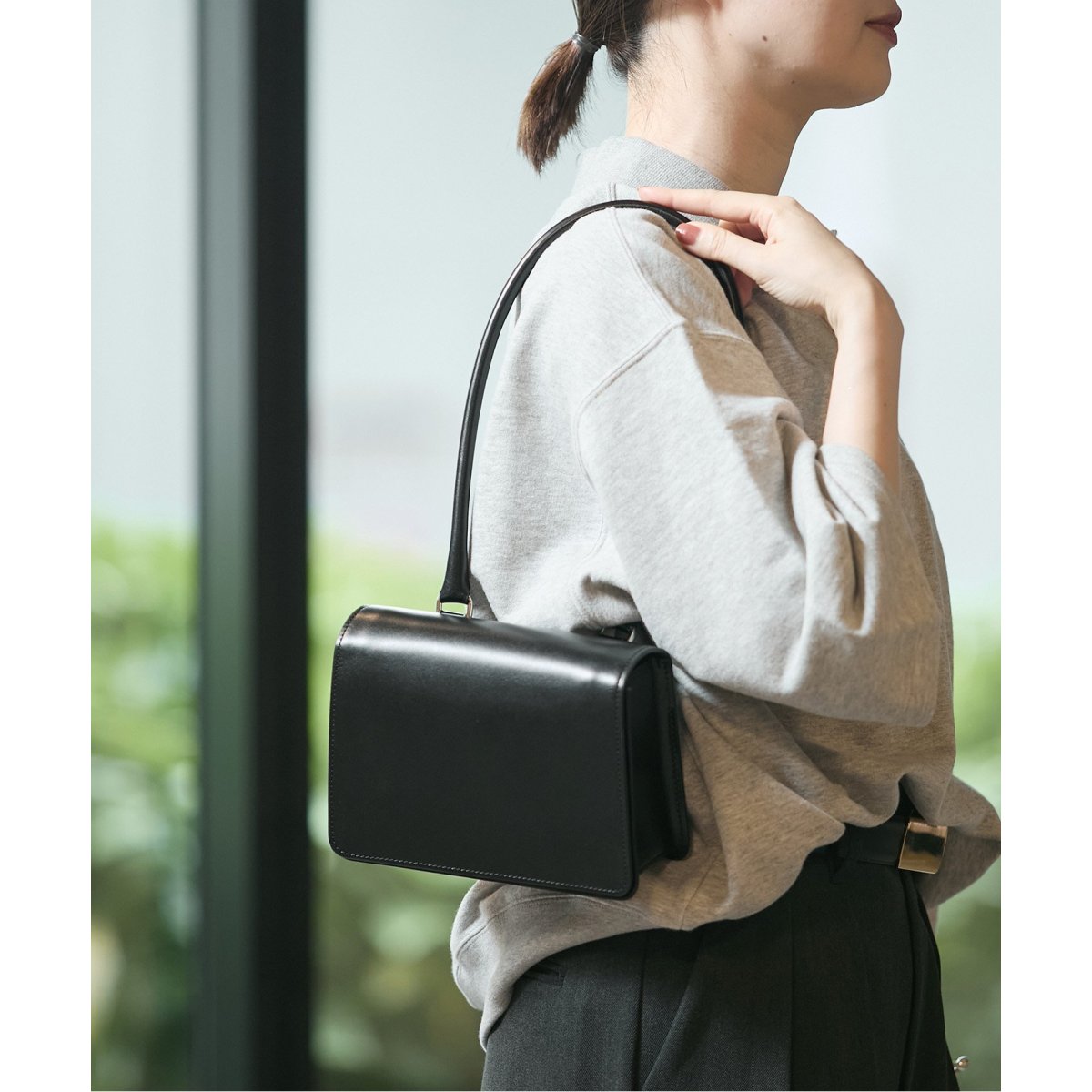 INES BRESSAND/イネス ブレッサンド】MINI CROISSANT：ショルダー