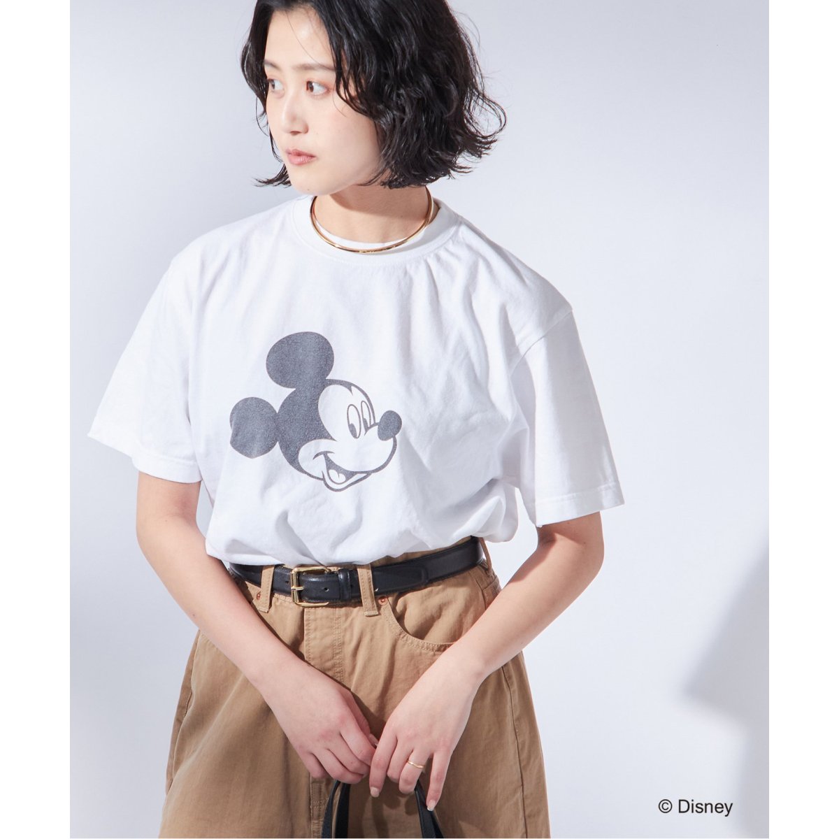 タグ付 ジャーナルスタンダード レサージュ ×金子綾 ミッキー Tシャツ