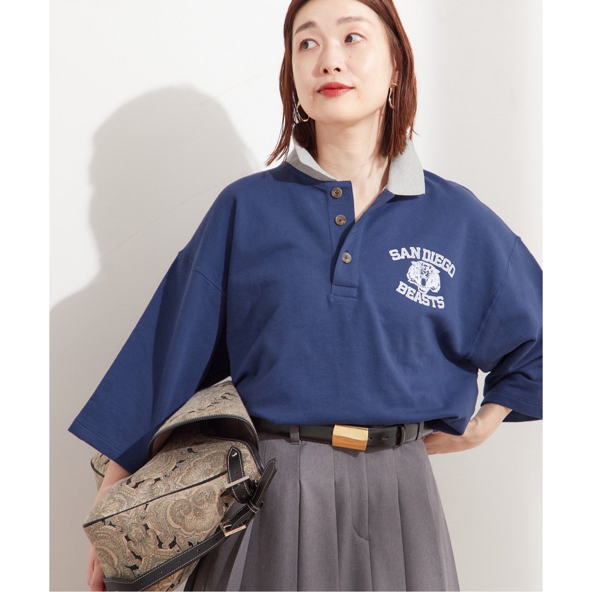 2枚セット/追加予約》Plus by ONIT/オニット SLOBE別注 BIG TEE