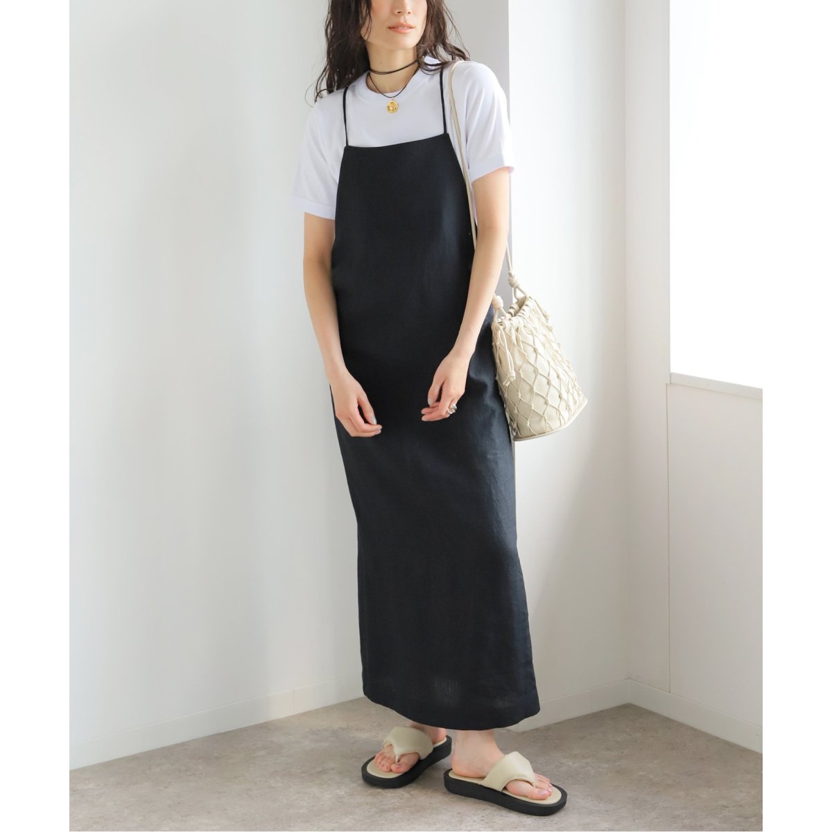 FUMIE=TANAKA tulle embroidery ワンピース