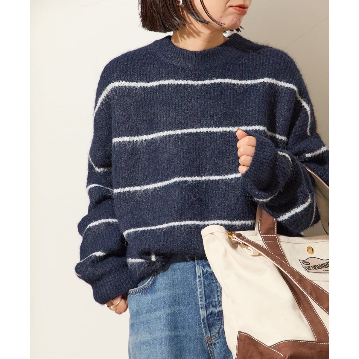 ウールシャギーMIXボーダープルオーバー | ジャーナルスタンダード