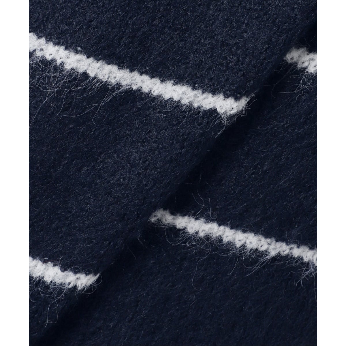 ウールシャギーMIXボーダープルオーバー ウールシャギーMIXボーダー