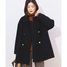 ジャーナルスタンダード レサージュ(journal standard L'essage)の《追加》SUPER120/MANTECOステンカラーショートコート