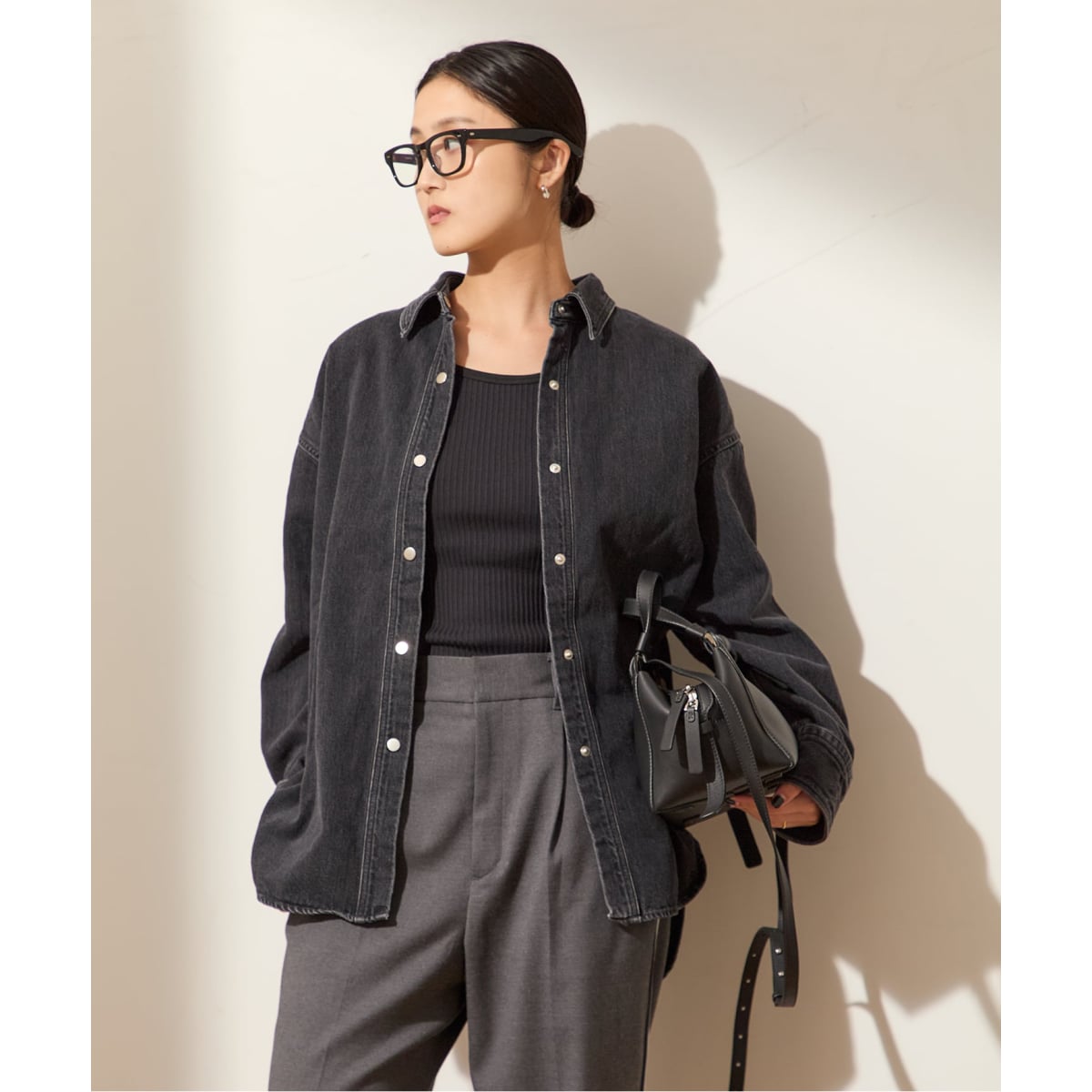 ジャーナルスタンダード レサージュ リアクティブデニムシャツ